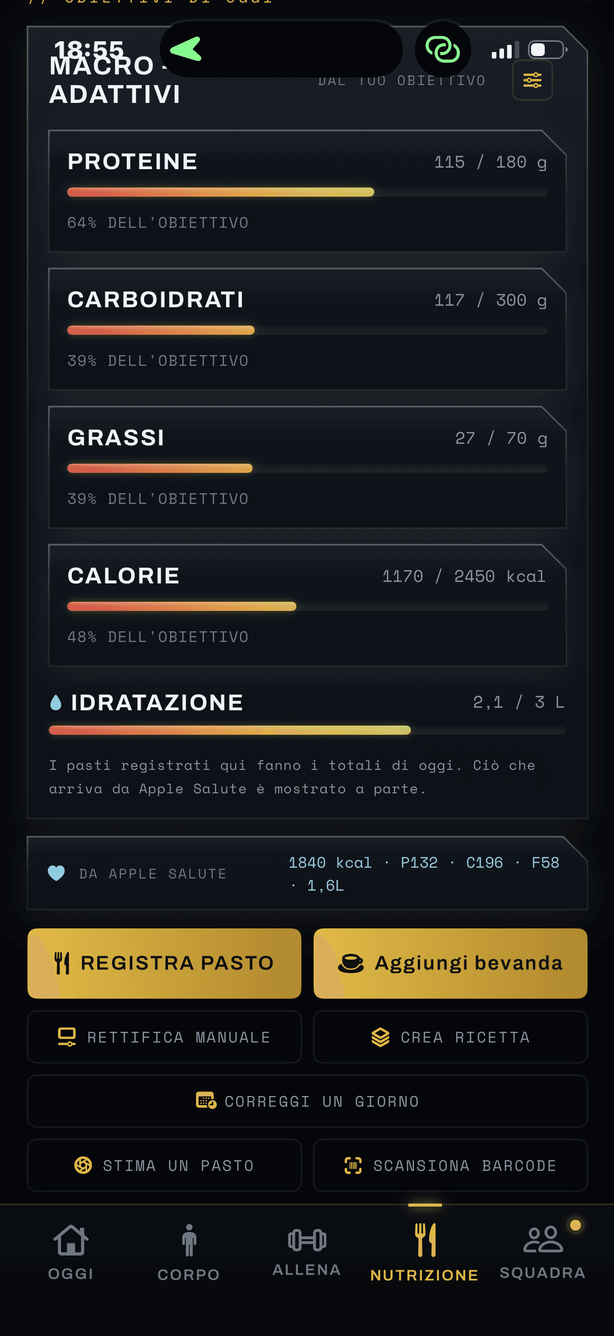 Schermata Fuel di Venice Athletic Club