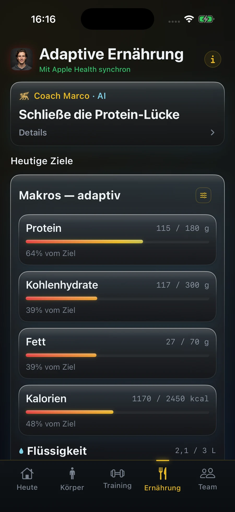 Ernährung: Makros, Mikros und Tagebuch